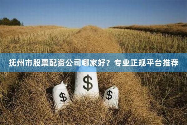 抚州市股票配资公司哪家好？专业正规平台推荐