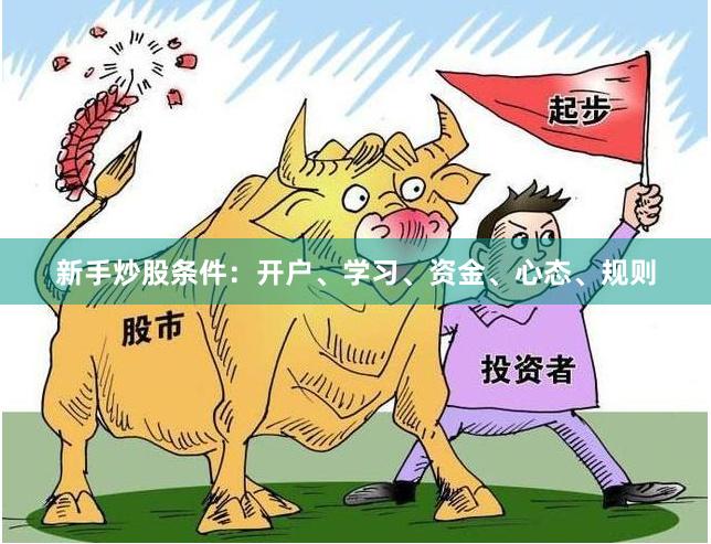 新手炒股条件：开户、学习、资金、心态、规则